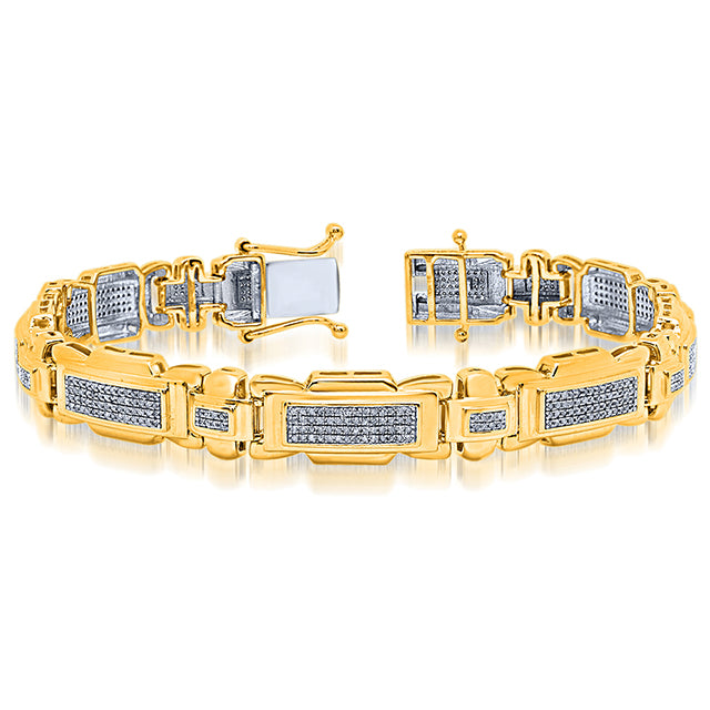 10K 0.94-1.17CT D-BRACELET