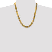 14k 9.3mm Semi-Solid Miami Cuban Chain