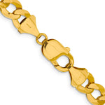 Load image into Gallery viewer, 14k 9.4mm Lightweight Flat Cuban Chain