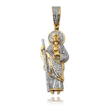 Load image into Gallery viewer, 14KY 0.25CTW DIAMOND ST. JUDE PENDANT